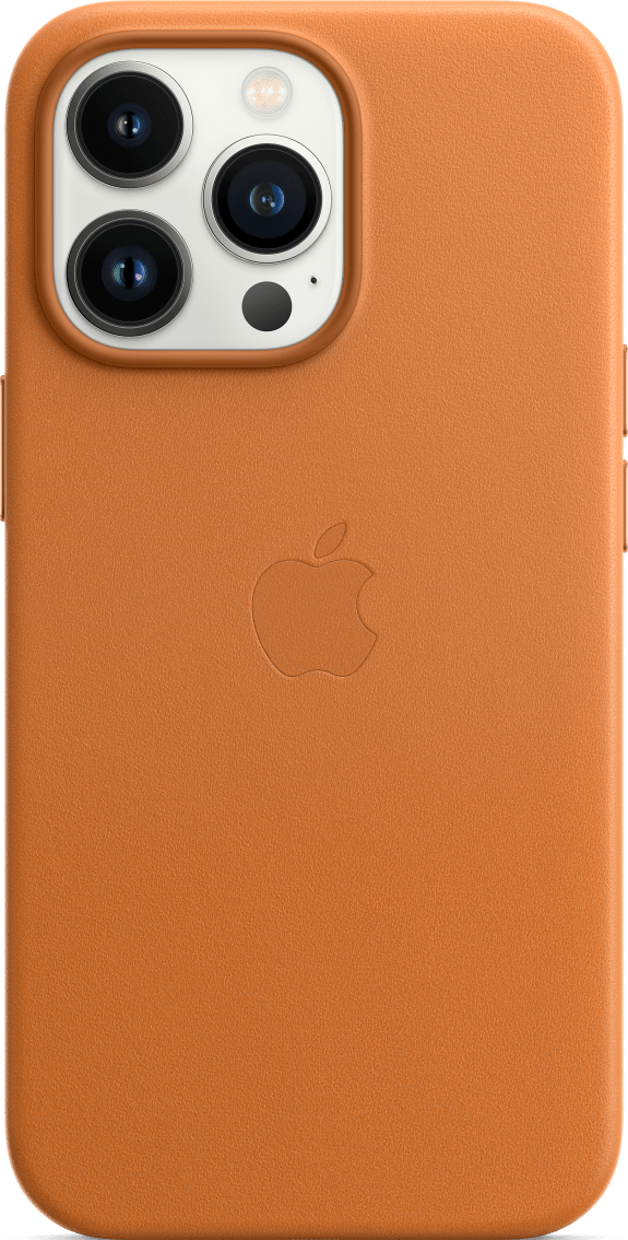 Leather Case with MagSafe for iPhone 13 Pro in Golden Brown